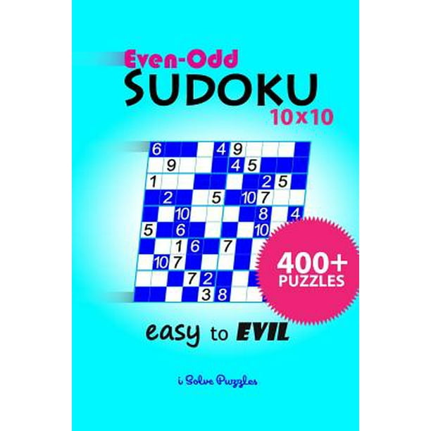 Even Odd Sudoku 10x10 400 Walmart Walmart