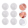 thumbnail image 2 of CIMAXIC 6 Pcs Butée de Porte Protecteur Mural Poignée de Porte Ronde Pare-Chocs (Transparent), 1.57"X1.57"X0.12 Pouces, 2 of 5