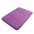 thumbnail image 3 of Dezsed Bathroom Rugs Clearance Absorbent Soft Memory Foam Mat Bath Bathroom Bedroom Floor Shower Rug Decor（50*90cm） Purple, 3 of 3