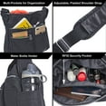 NeatPack Crossbody Bag for Women with Anti Theft RFID Pocket Black