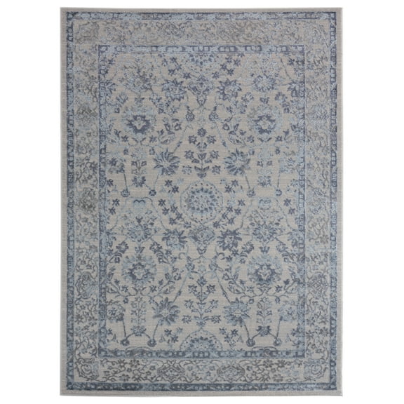 United Weavers Cascades Shasta Blue Area Rug 7'10" x 10'6"