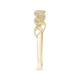 thumbnail image 3 of ANGARA Natural 0.16 Ct. Diamond Vintage Inspired Wedding Band Ring in 14K Yellow Gold for Women (Ring Size: 11.5), 3 of 10