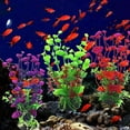 thumbnail image 4 of Yirtree Pets Plastic Plants for Fish Tank Decorations Large Artificial Aquarium Decor and Accessories, 4 of 7