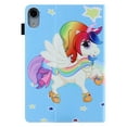 thumbnail image 6 of Allytech iPad mini 6 Case, iPad Mini 6 Flip Case 8.3", PU Leather Smart Cover Auto Sleep Wake Multi Angle Stand Shockproof Protection TPU Back Cover for Apple iPad mini 6 2021, Star Unicorn, 6 of 6