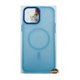 thumbnail image 3 of For Samsung Galaxy S24 Ultra 5G Compatible with MagSafe [Strong Magnetic] Slim Translucent Matte Back TPU Shockproof Phone Case Cover by Xpression - Blue, 3 of 11