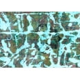 thumbnail image 1 of Ahgly Company Indoor Rectangle Abstract Light Blue Modern Area Rugs, 3' x 5', 1 of 4
