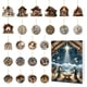 thumbnail image 1 of Cuenta atrás para Navidad 24 colgantes de la Virgen María y el Niño Jesús. Adornos navideños Adornos navideños Adornos navideños para el árbol de Navidad decorado, 1 of 7