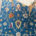 thumbnail image 6 of SAFAVIEH Anatolia Dalton Oriental Wool Area Rug, Blue/Ivory, 6' x 6' Round, 6 of 8