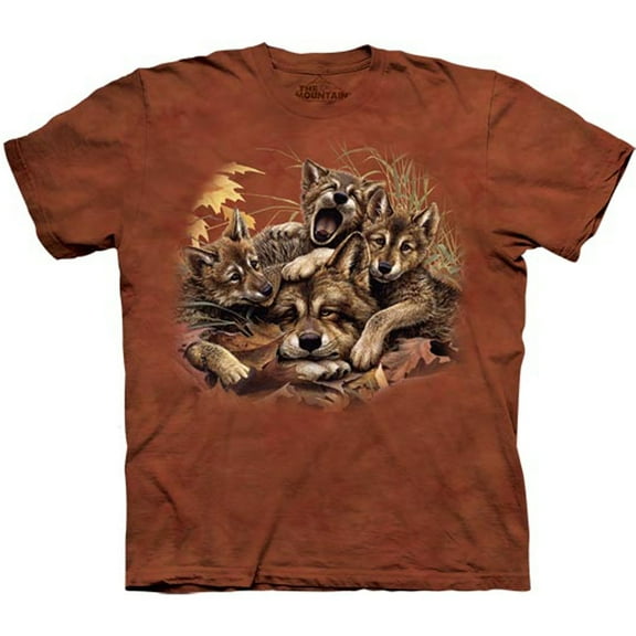 Kids Rust 100% Cotton Rise N' Shine Graphic Novelty T-Shirt NEW