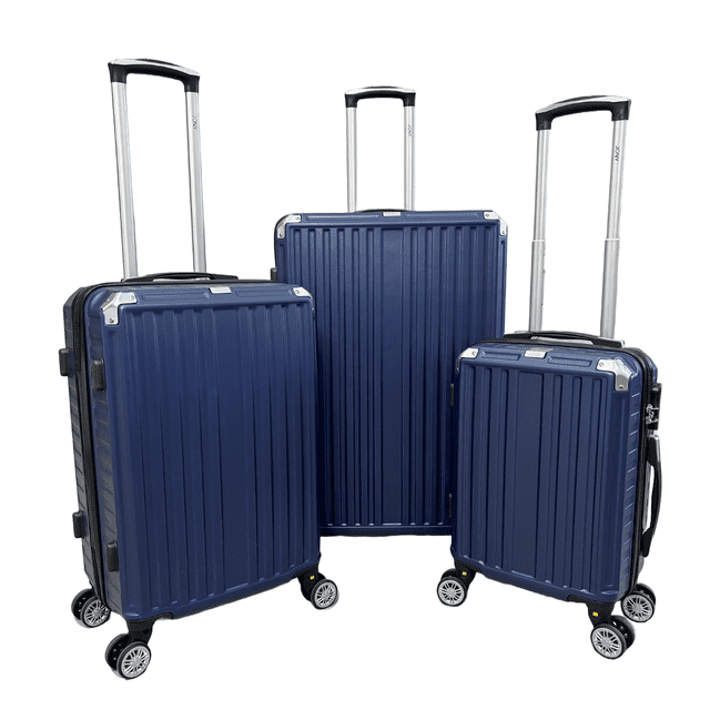 Set Juego De 3 Maletas Rigidas Y Resistente Jony Para Viaje Ruedas 360 Candado