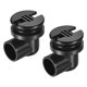 thumbnail image 1 of PVC Agua Tubo Montaje 25mm Codo Mamparo Unión Conector con Goma Anillo para Tanque Drenaje, Paquete de 2, 1 of 5