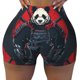 thumbnail image 2 of Fotbe Red Black Eastern Panda Warrior Shorts Sin Costuras – Shorts Deportivos de Cintura Alta para Mujer, Elásticos para Gimnasio, Yoga, Running o Ciclismo-Medium, 2 of 8