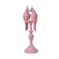 thumbnail image 2 of Adorno de loro para pareja, escultura decorativa, figura creativa y moderna de loro. rosa 85x85x28cm, 2 of 9