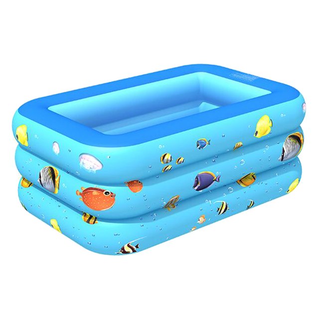 PISCINA INFLABLE RÁPIDA PISCINA FAMILIAR ÑOS, PEQUEÑOS, ADULTOS, 1.2M / 1.3M / 1.5M El 130CM Sunnimix Piscina inflable