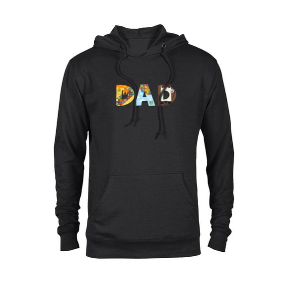 Disney and Pixar’s Up Dad Father’s Day Birthday Father - Pullover Hoodie for Adults - Customized-Black
