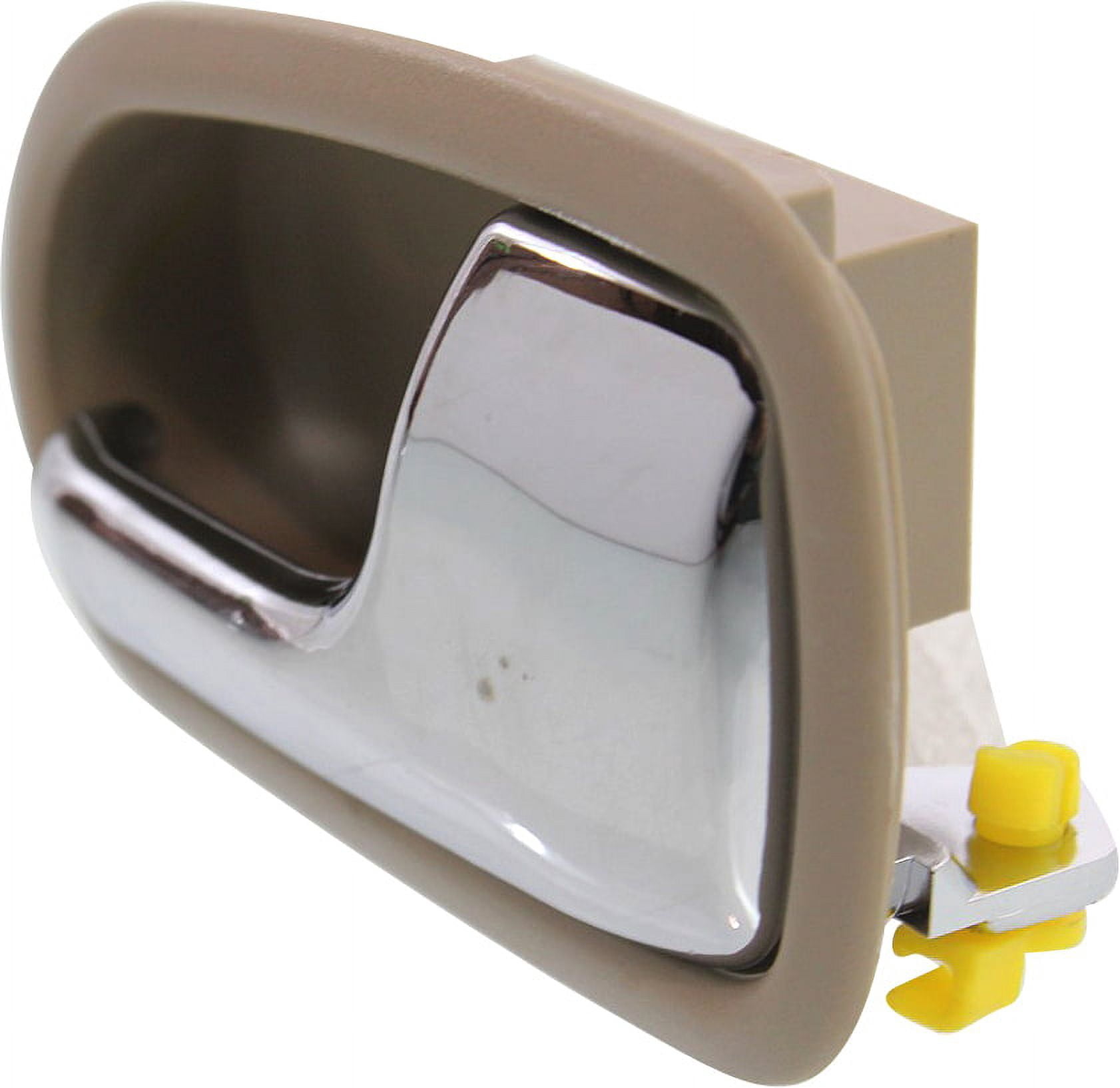 Interior Door Handle Compatible with 1995-2003 Mazda Protege 1993-1997 626 Front or Rear, Right Passenger Beige bezel with chrome lever