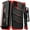 Black & Red, variant on ZIZO BOLT Series Google Pixel 4 XL Case | Heavy-duty Military-grade Drop Protection w/ Kickstand Included Belt Clip Holster Tempered Glass Lanyard (Blue/Black)