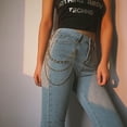 thumbnail image 2 of Pant Chain Punk Hip Hop 3-Layer Trousers Chain Belt Chain Keychain for Women Men, 2 of 7