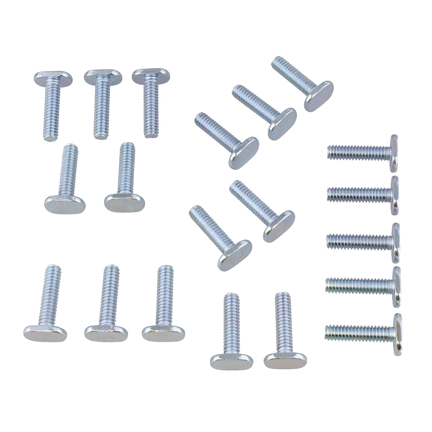 DCT Tee Bolt Set 20 Pack T Bolts for Woodworking, T Track Bolts