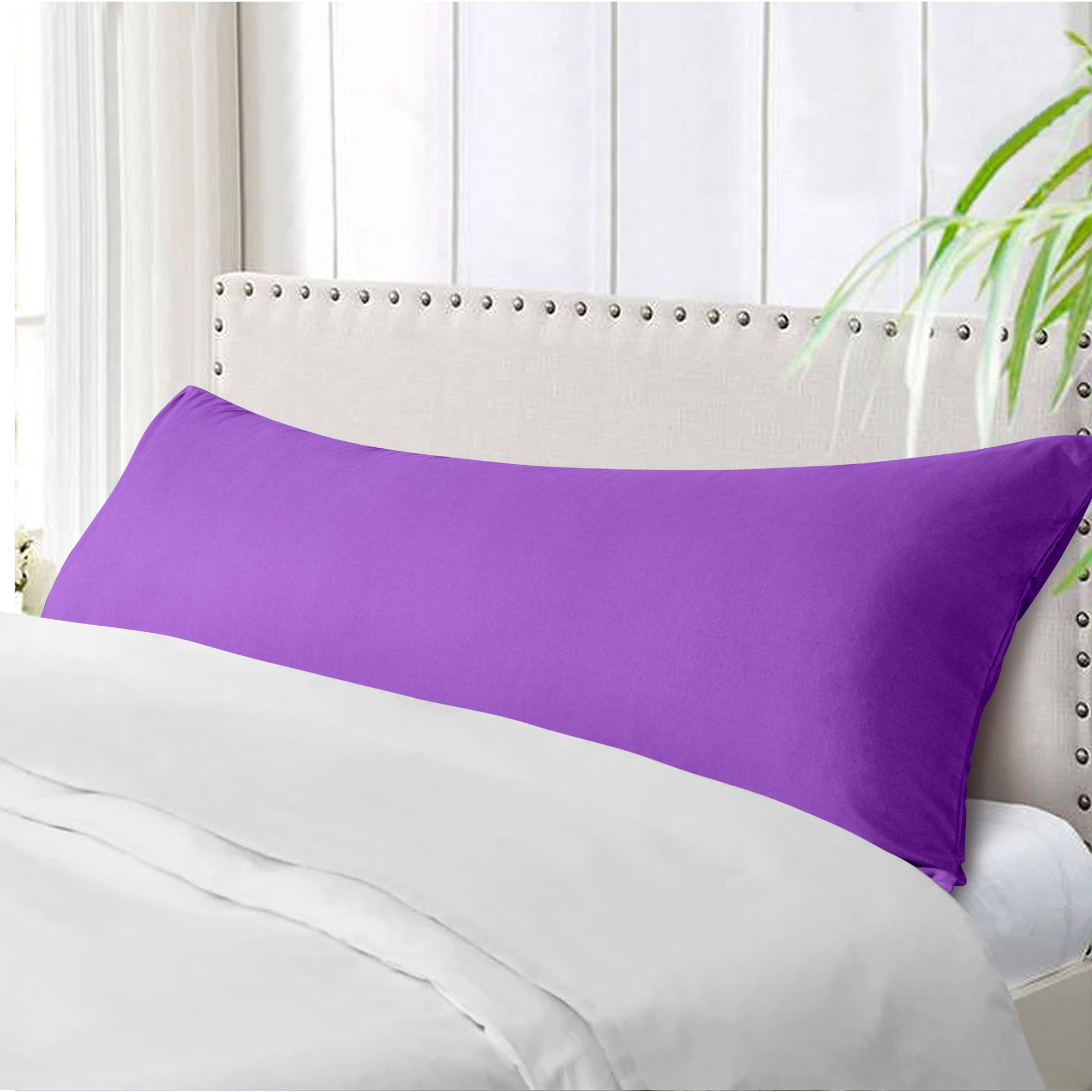 ORGANICTUNE 1800 Double Brushed Microfiber Long Body Pillowcase, Super