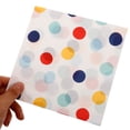 thumbnail image 2 of 20 hojas de servilletas de papel decorativas, servilletas con estampado de puntos coloridos, decoraciones para servilletas de fiesta, 2 of 5