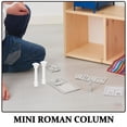 thumbnail image 3 of BRIGHTFUFU 6pcs Ancient Roman Pillars White ABS Micro Greek Column for Creative Projects, 3 of 7