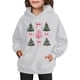thumbnail image 4 of Sudadera con capucha para niñas y niños, sudadera de manga larga con cuello redondo y estampado de moda, jersey con bolsillo, sudadera de poliéster para niñas, 4 of 8
