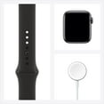 thumbnail image 6 of Apple Watch SE GPS + Cellular, 40mm Space Gray Aluminum Case with Black Sport Band - Regular, 6 of 9
