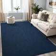 thumbnail image 5 of Rugs for Bedroom Living Room, 4x6 ft Navy Blue Area Rug, Washable Memory Foam Indoor Carpet, Modern Aesthetic Minimalist Non-Slip Carpets for Boys Girls Adults Home Decor, 5 of 7