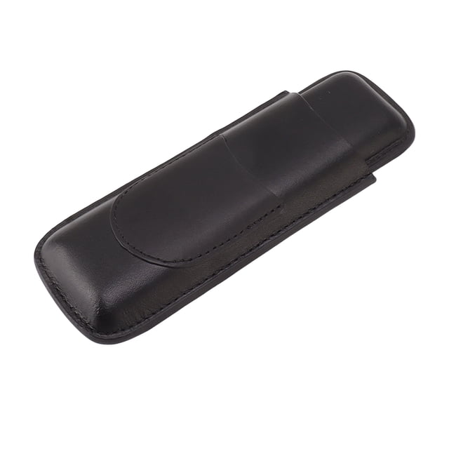 Estuche De Viaje Para Cigarros Con 2 Dedos, Soporte Para Cigarros De Moda, Vintage, Impermeable, Portátil, Transpirable Para Negocios Y Viajes