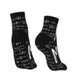 thumbnail image 4 of Bingfone I Love Math Design Patterned Men'S Women'S Casual Cotton Socks, 4 of 9