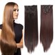 thumbnail image 4 of Extensiones de cabello con clip de 8 piezas Extensiones de cabello humano de 31,5 pulgadas Cabello Remy para mujeres Cgtredaw Para estrenar, 4 of 9