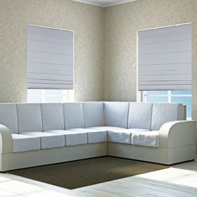Real Simple Cordless Fabric Roman Shades Home Design Ideas Real Simple Cordless Fabric Roman Shade Chocolate 32in W X 72in