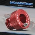 thumbnail image 2 of PinesC Outil de Graissage de Roue en Aluminium Rouge 30MM Compatible avec Can Am Outlander 1000 2012-2015, Renegade 1000 2012-2015 Rouge, 2 of 5