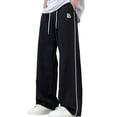 thumbnail image 2 of WPPGONE Mens Pants Casual Elastic Waisted Drawstring Baggy Loose Fit Plus Size Bottoms Daily Fashion Trousers with Pockets, L-6XL, 2 of 10