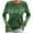 Green01, variant on St Patricks Day Shirts for Women Irish Shamrocks Clovers Graphic T-Shirt Holiday Party Casual Long Sleeve Tunic Tops Green M