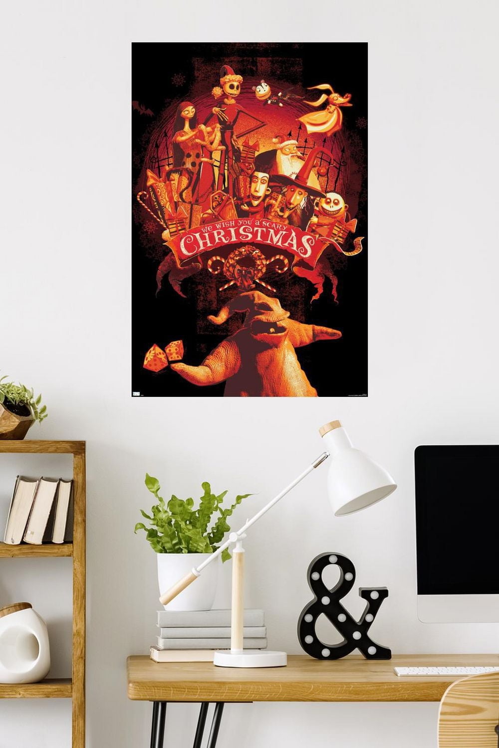 Disney Tim Burton's The Nightmare Before Christmas - Red Group Wall Poster, 22.375" x 34"