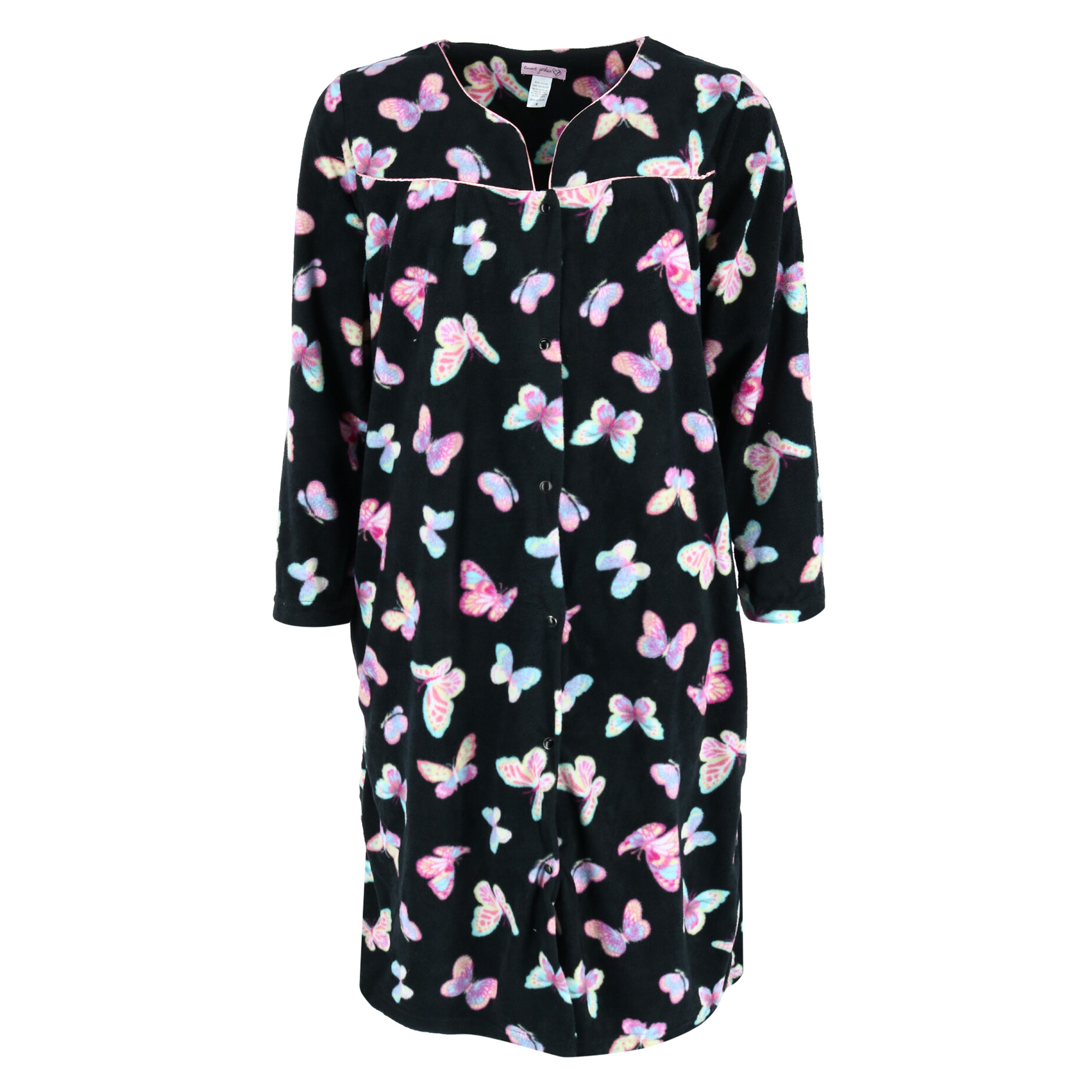snap front duster for women