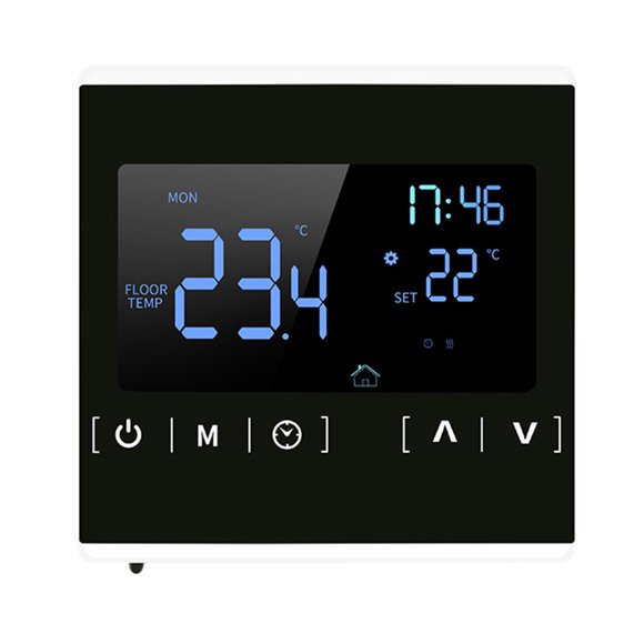 Amdohai Thermostat MH-1822D-WIFI Home Floor Heating LCD Intelligent Automatic Digital Display 6 Modes Constant Temperature Thermostat Control Table