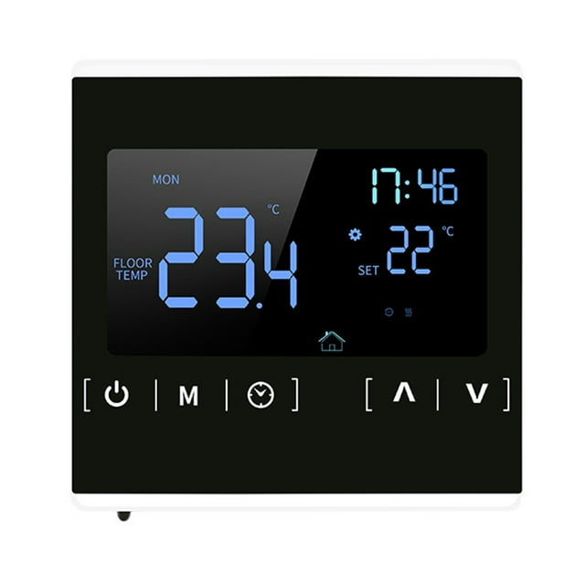 Amdohai Thermostat MH-1822D-WIFI Home Floor Heating LCD Intelligent Automatic Digital Display 6 Modes Constant Temperature Thermostat Control Table