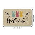 1PCS Easter Decoration Doormat Easter Bunny Mats Farmhouse Happy