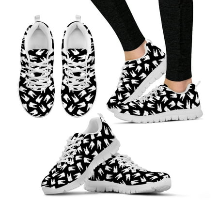 

Funny Tooth Design Women s Flats Dental Theme Breathable Mesh Autumn Sneakers Lightweight Female Vulacnized Shoes