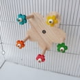 thumbnail image 6 of Pet Budgies Cage Feeder Toy for Multiple Birds Rotating Training Colorful Wheel, 6 of 9
