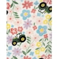thumbnail image 2 of John Deere Toddler Girls' Fleece Quarter-Zip Sweatshirt Floral Tractor Print, 2 of 4