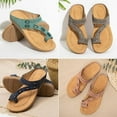 thumbnail image 5 of Women’s Toe Thong Footbed Slide Sandals  Wide Width Available, 5 of 5