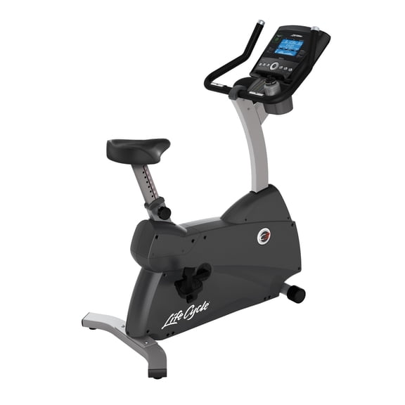 Life Fitness C3 Upright Indoor Cycling Exercise Bike with Track Connect Console