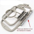 thumbnail image 2 of Set of 3 Embroidery Hoops for Brother M240ed M280d Se400 Se425 Pe500 & More, 2 of 5