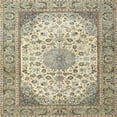 thumbnail image 1 of Ahgly Company Indoor Square Traditional Brown Medallion Area Rugs, 8' Square, 1 of 6
