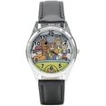 thumbnail image 2 of Scooby Doo Mystery Machine W/Cast Black Genuine Leather Band Wrist Watch, 2 of 2