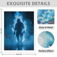 thumbnail image 3 of Diamond Art Kit for Adults, Hockey Mask Flames Ice Skating Diamond Painting for Adults Beginners, DIY Diamond Art Painting Kits, 5D Diamond Painting Crafts for Home Decor 12x16 Frameless, 3 of 7